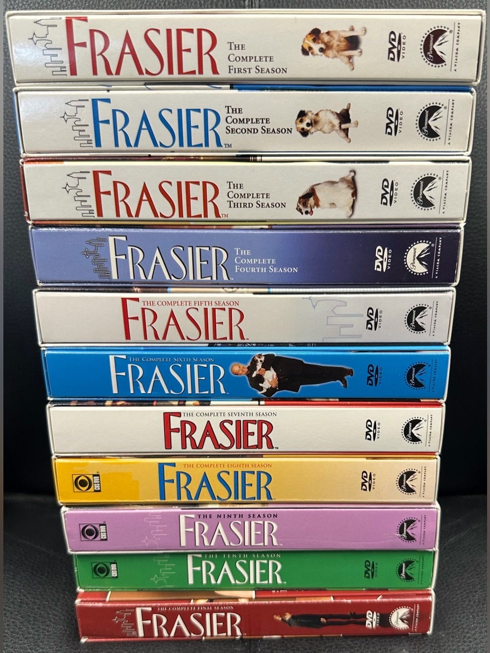 Frasier Complete Seasons DVD Box Set - Multicolor Spine Collection